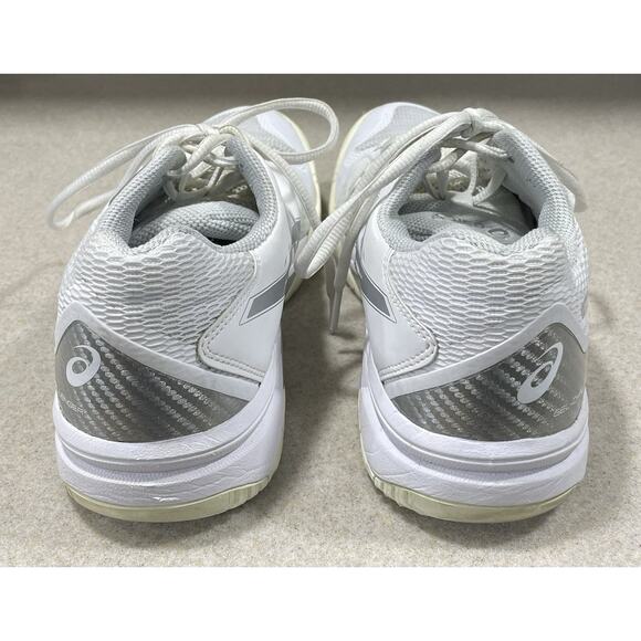 Asics Gel-Challenger 12 Women’s Size 10 Tennis Court Shoes White Silver-1042A041 - Picture 3 of 10